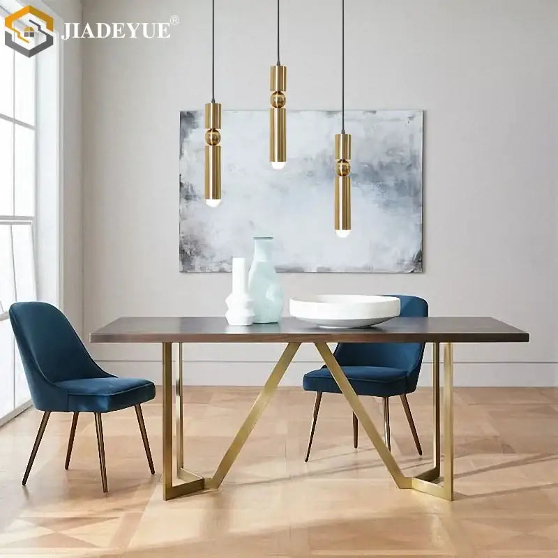 Gold LED Minimalist Chandelier