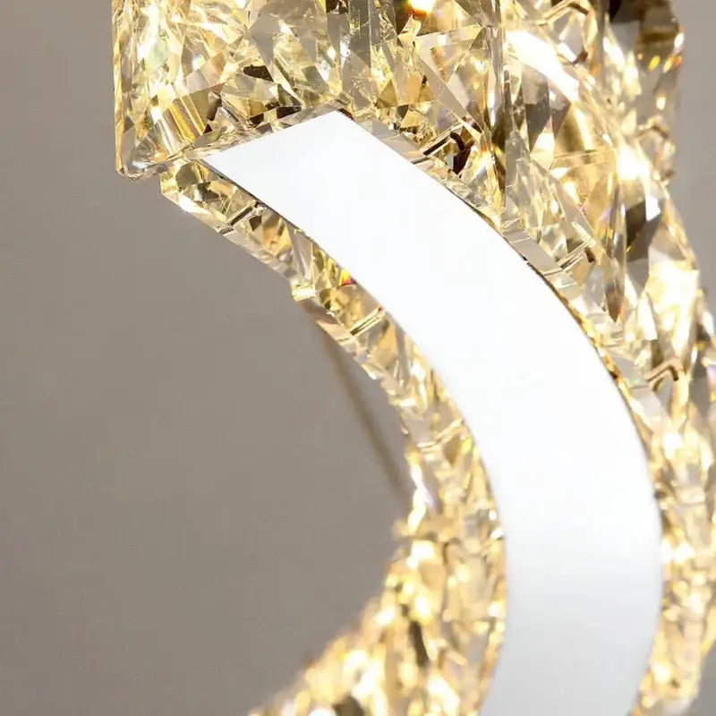 Chrome Crystal Ceiling Chandelier
