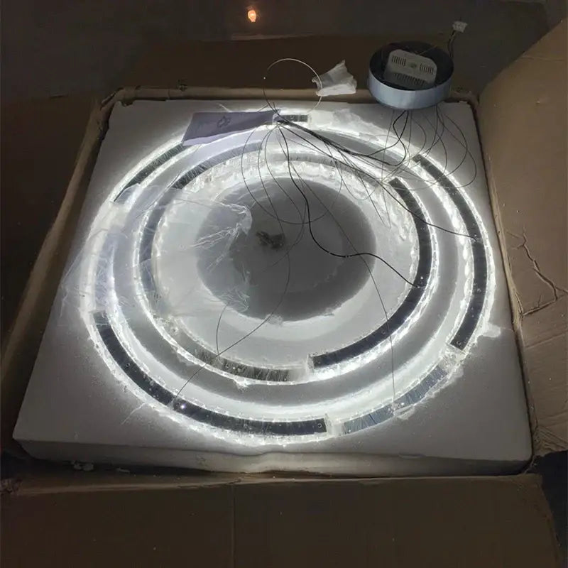 Chrome Crystal Ceiling Chandelier