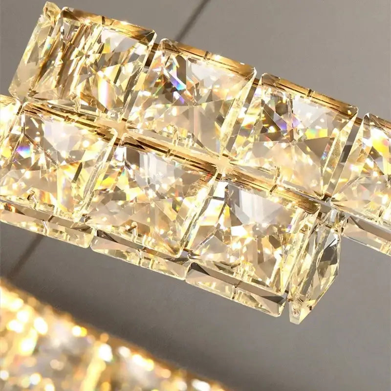 Chrome Crystal Ceiling Chandelier