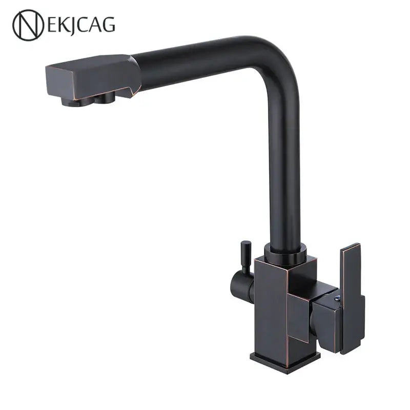 Gold Dual Outlet Kitchen Faucet