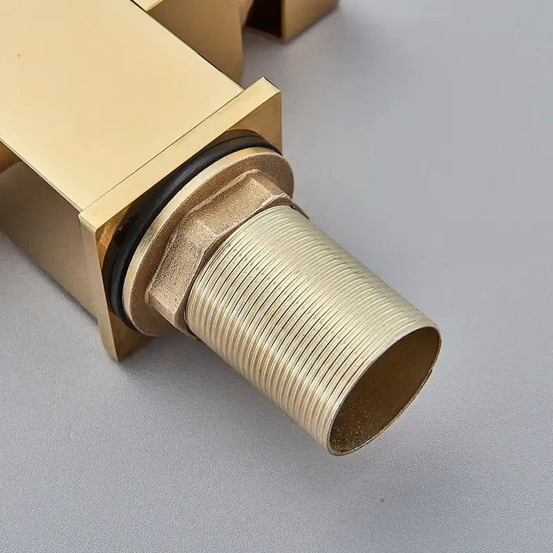 Gold Dual Outlet Kitchen Faucet