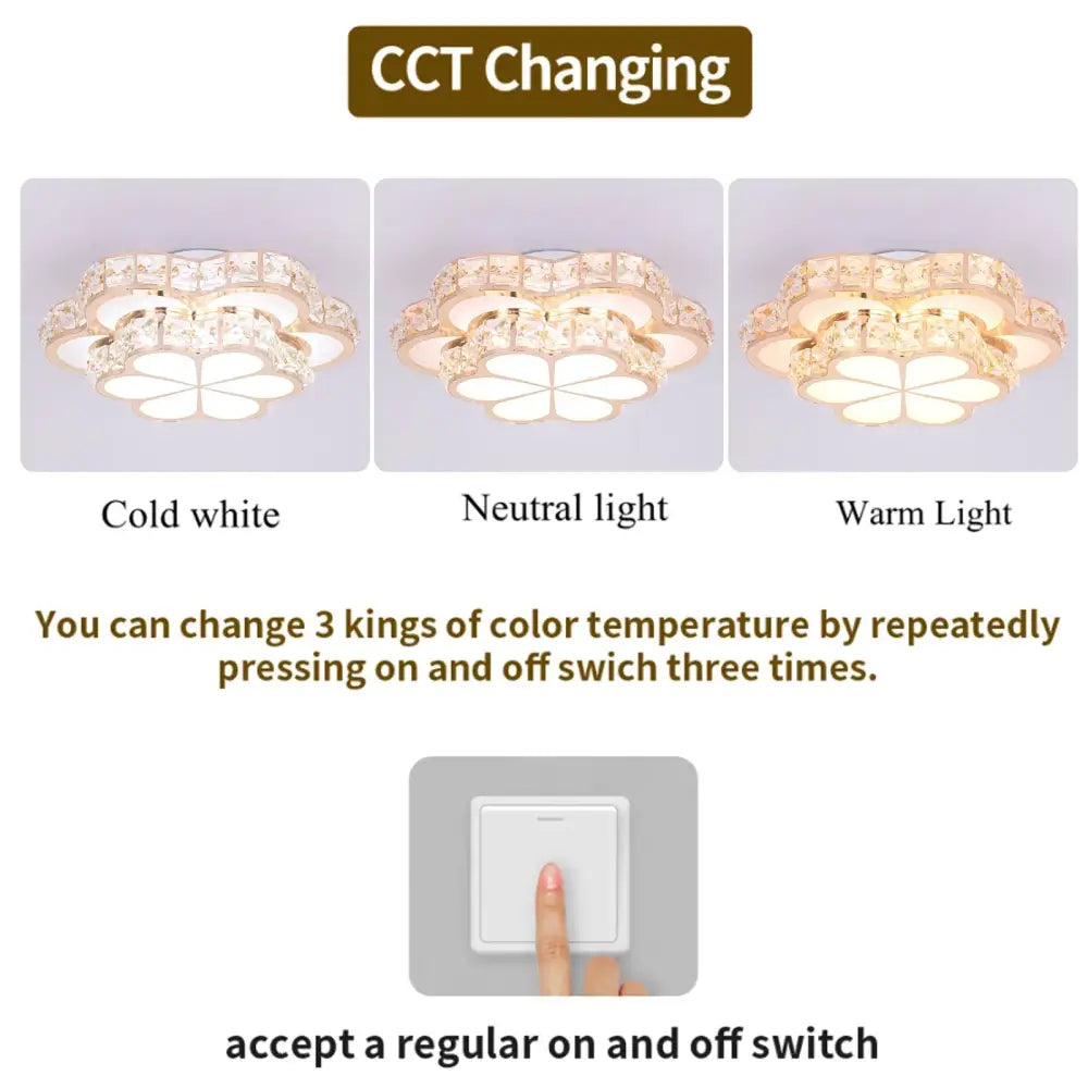 Crystal LED Ceiling Chandelier