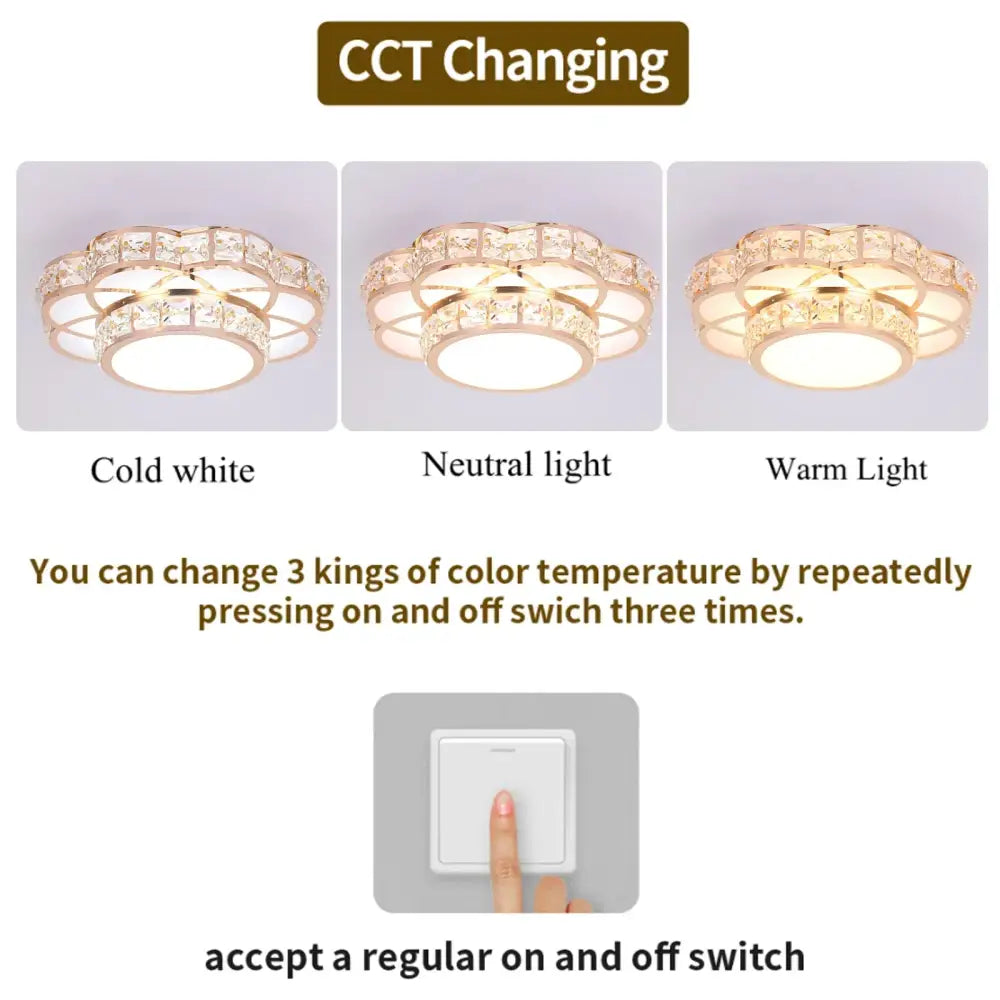 Crystal LED Ceiling Chandelier