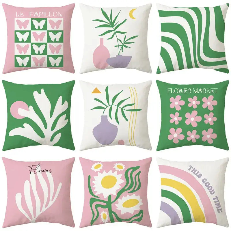 Polyester Butterfly Pillowcase