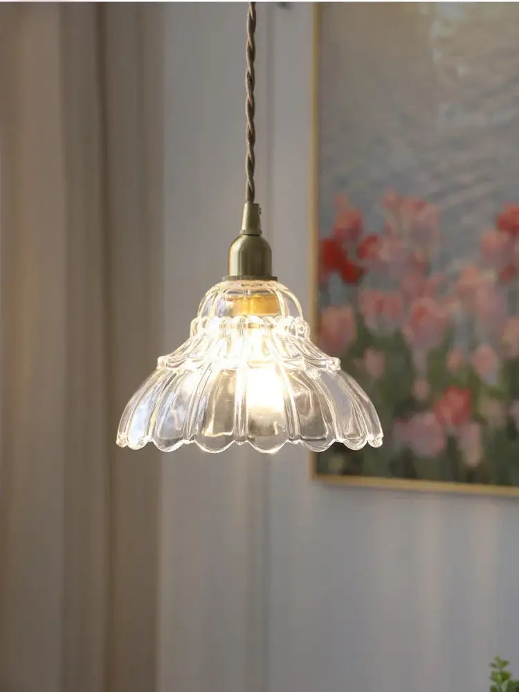 Brass Glass Pendant Light Nordic Minimalist