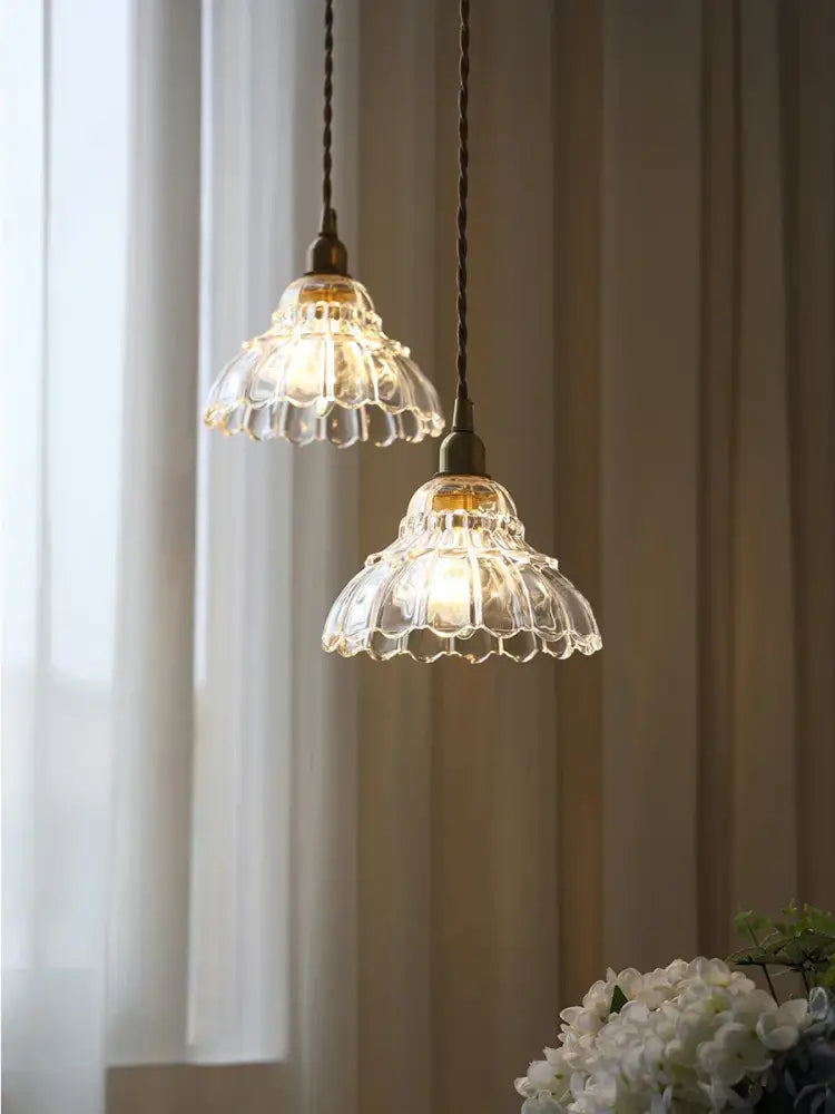 Brass Glass Pendant Light Nordic Minimalist