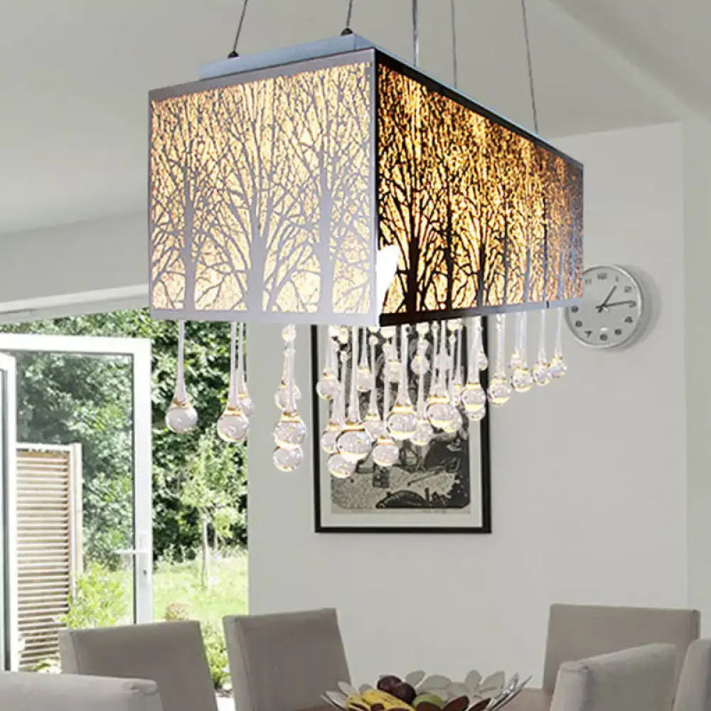 Amber Crystal Island Light
