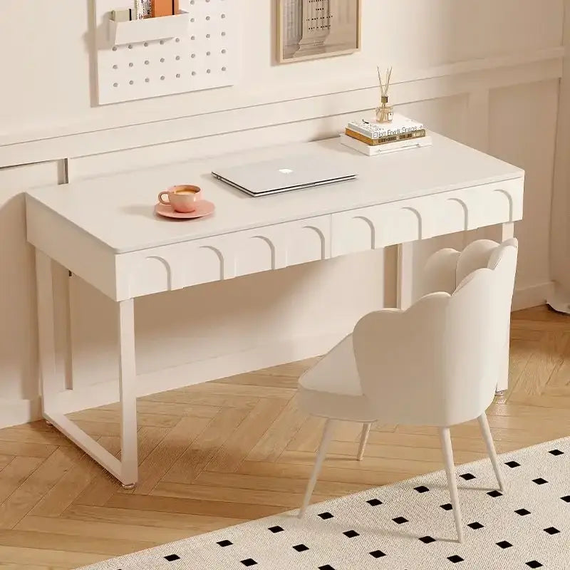 Cream Rock Board Desk