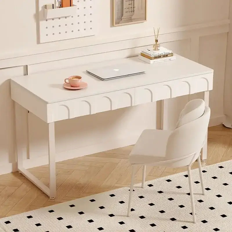 Cream Rock Board Desk