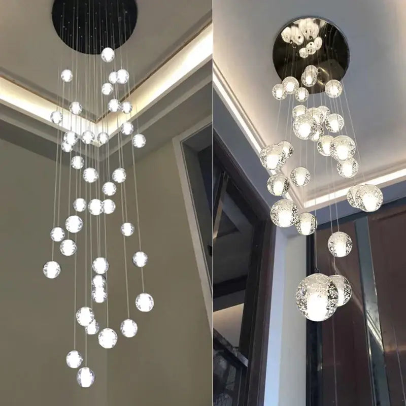 Crystal Ball Chandelier Pendant