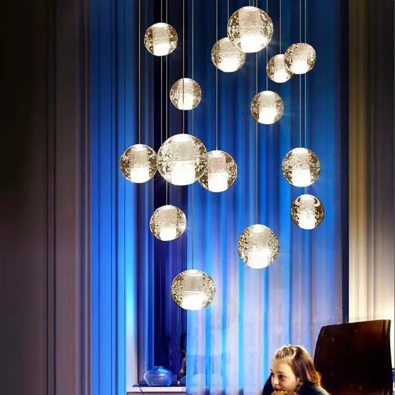 Crystal Ball Chandelier Pendant