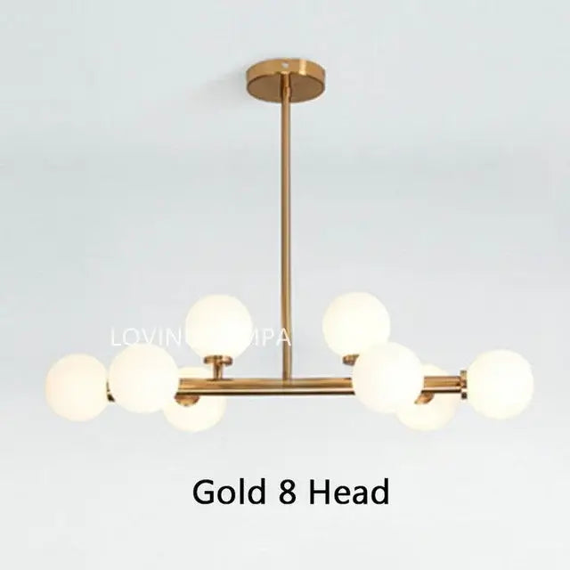 Frosted Glass LED Chandelier