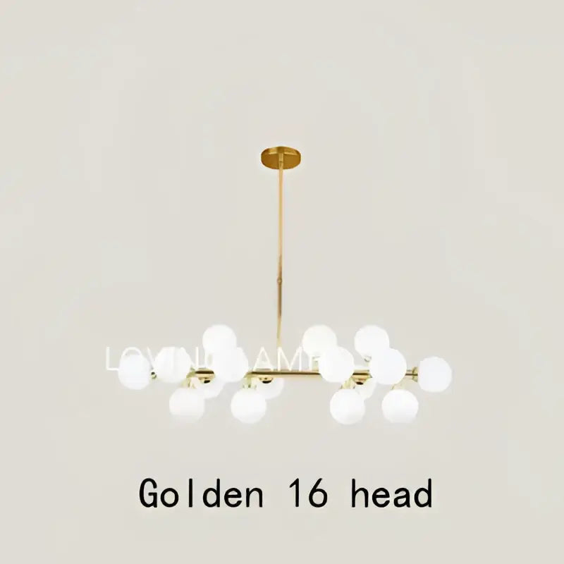 Frosted Glass LED Chandelier