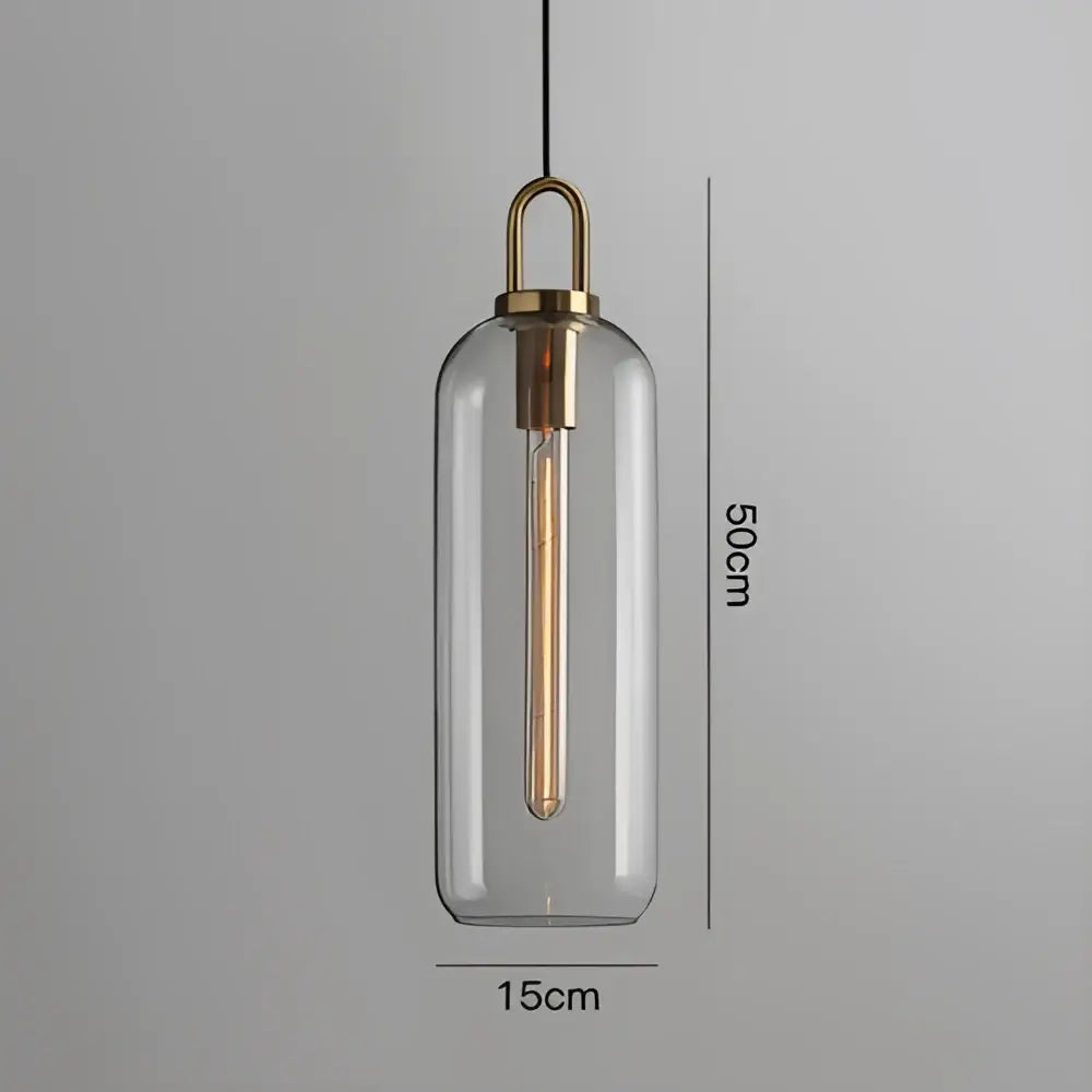 Gray Glass Ball Pendant Light for Restaurant or Bar