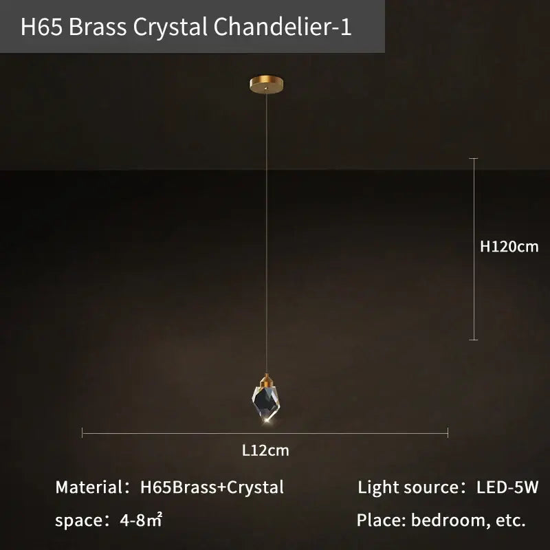 Gold Crystal Chandelier 24-Head Geometric Light