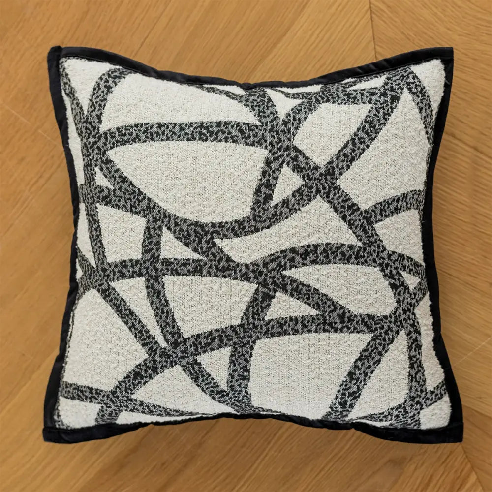Black White Pillow Cover