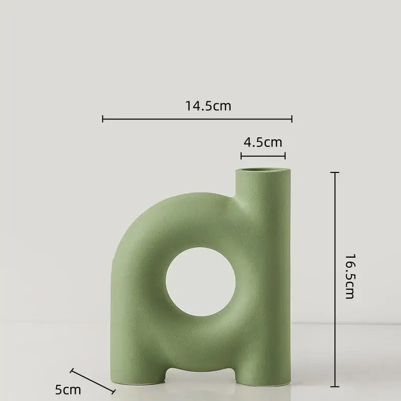 Yellow Terracotta Ceramic Vase