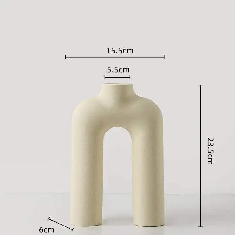 Yellow Terracotta Ceramic Vase