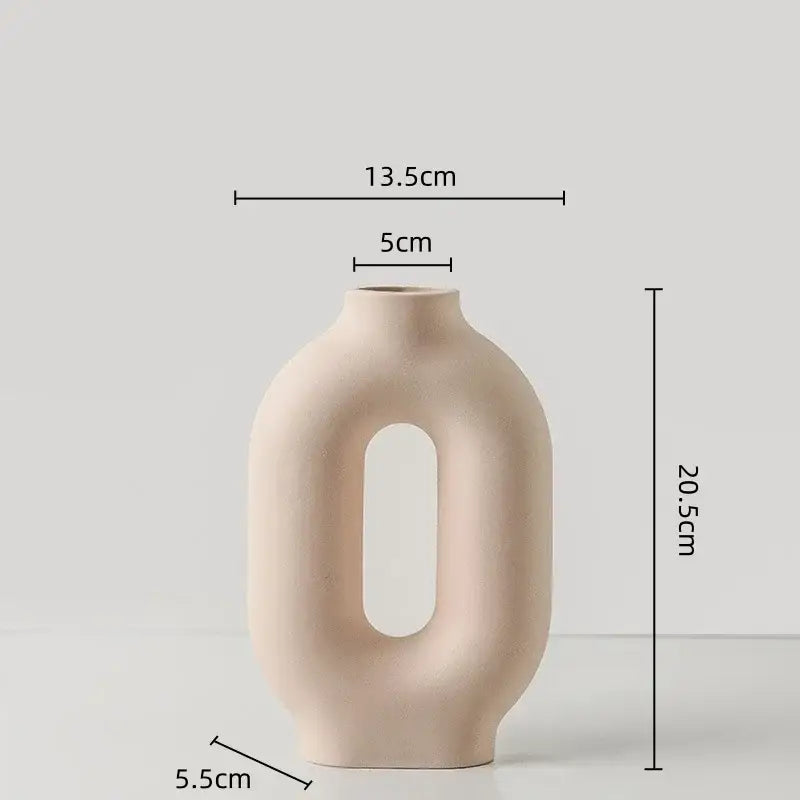 Yellow Terracotta Ceramic Vase