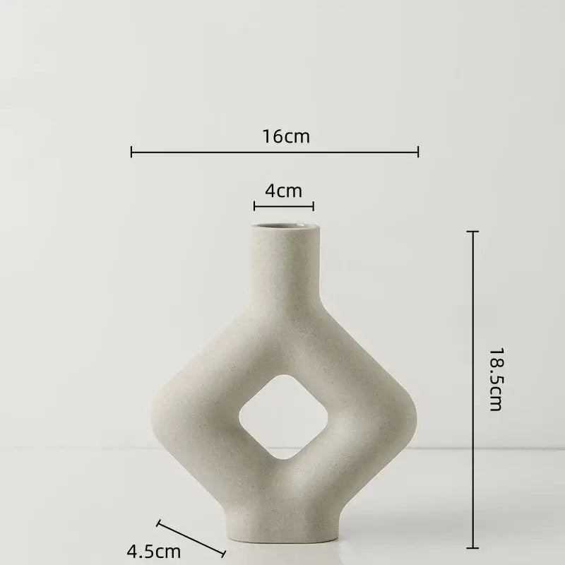Yellow Terracotta Ceramic Vase