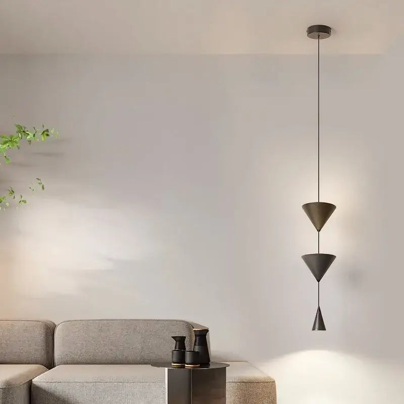 Black Cone LED Pendant