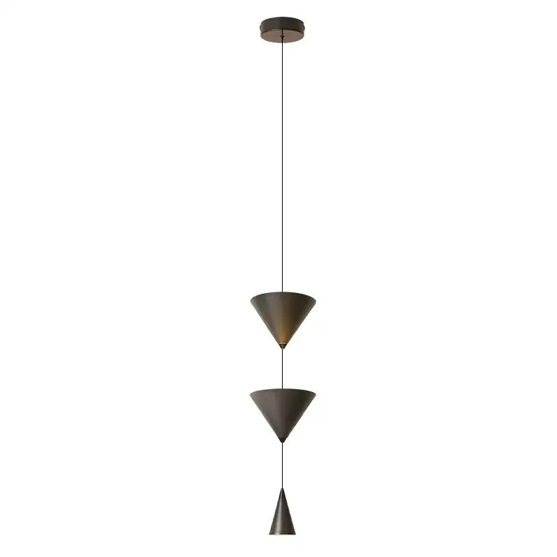 Black Cone LED Pendant