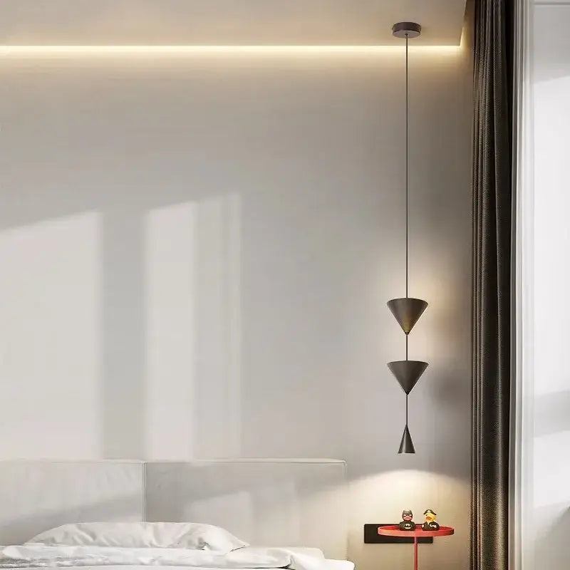 Black Cone LED Pendant