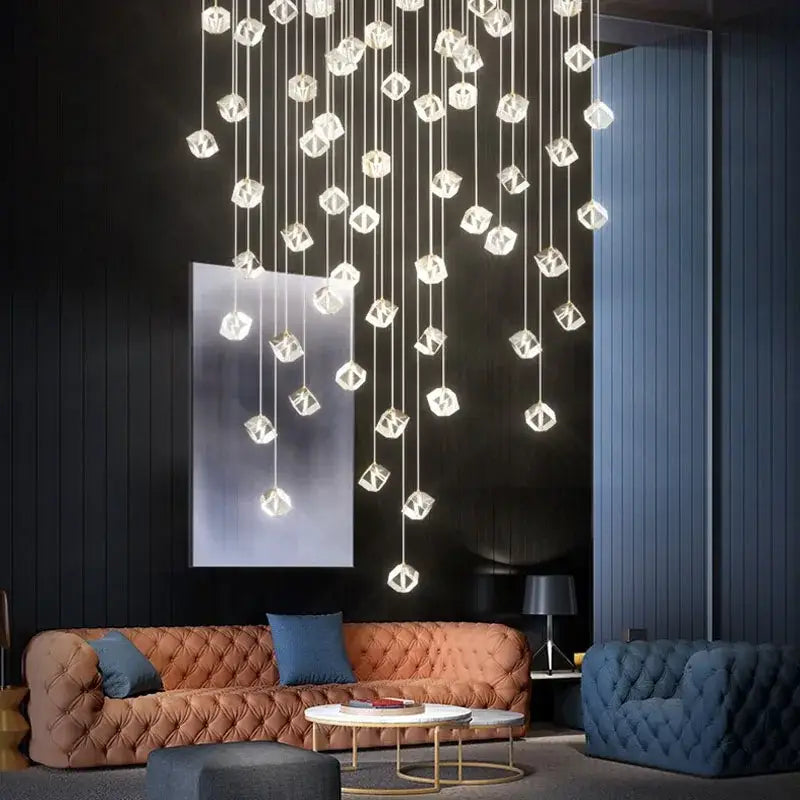 Crystal Staircase Chandelier