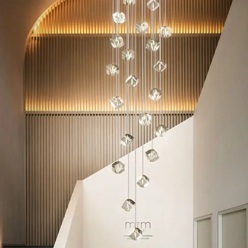 Crystal Staircase Chandelier