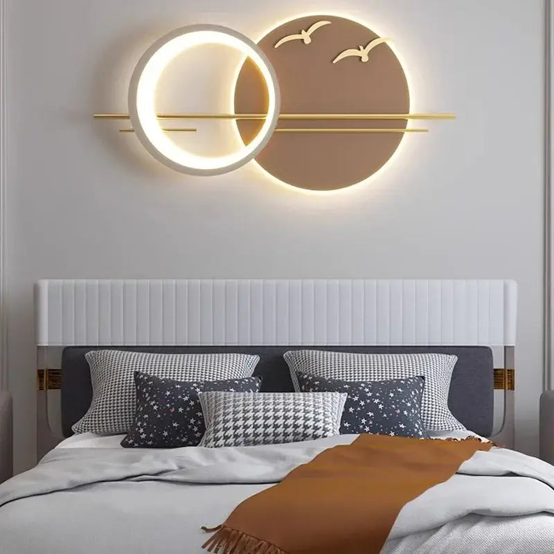Blue LED Wall Sconce