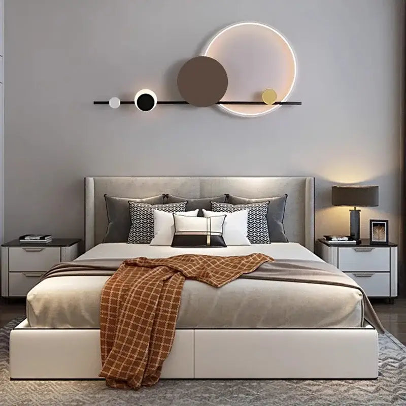 Blue LED Wall Sconce