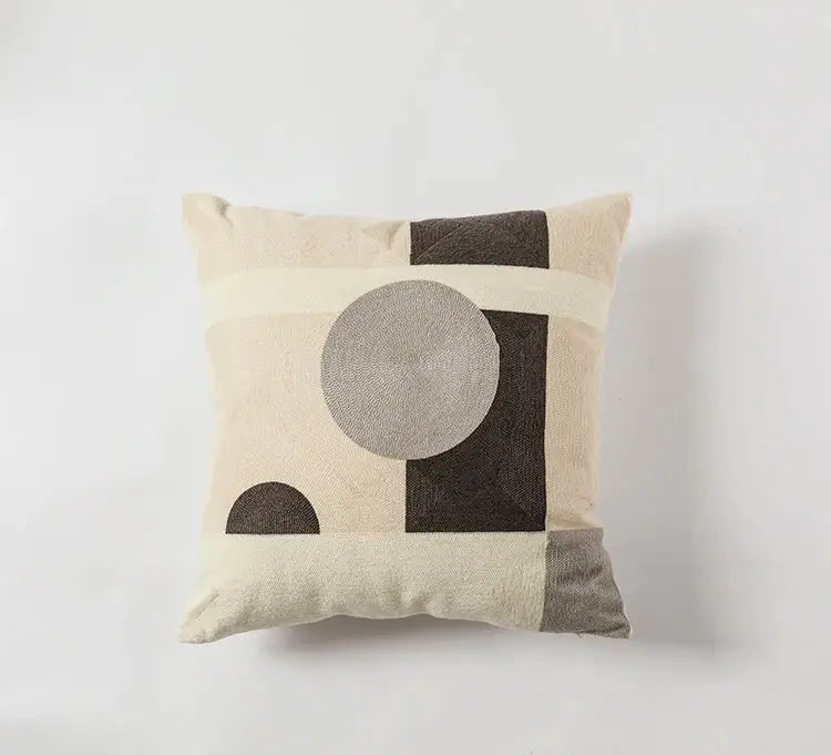 Multicolor Geometric Cushion Set