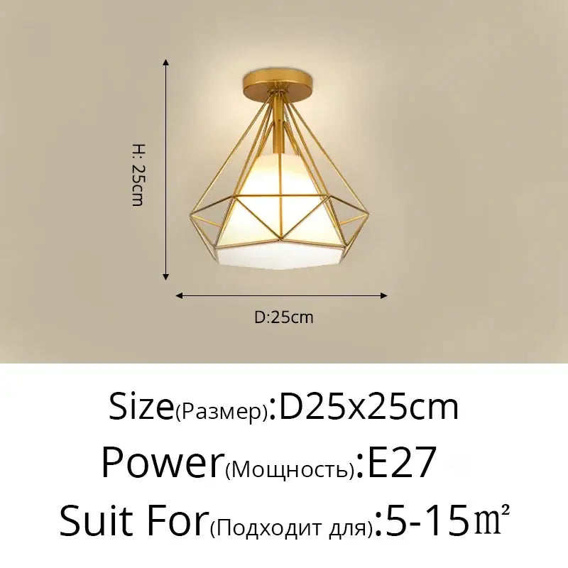 Crystal Glass LED Chandelier
