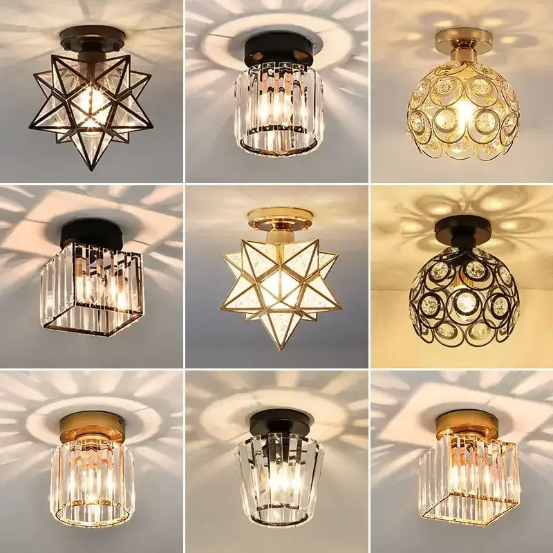 Crystal Glass LED Chandelier
