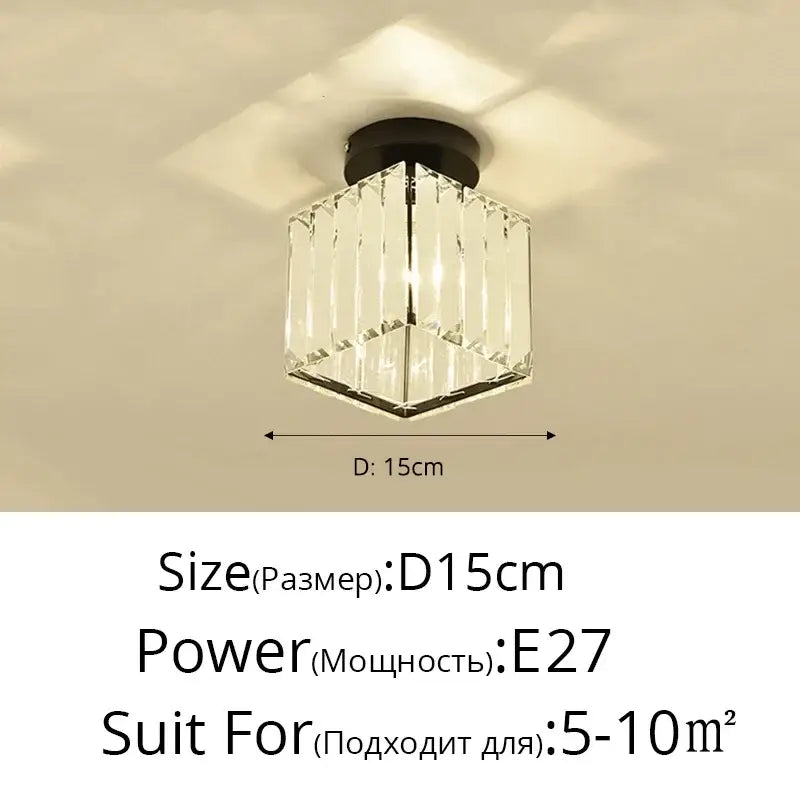 Crystal Glass LED Chandelier