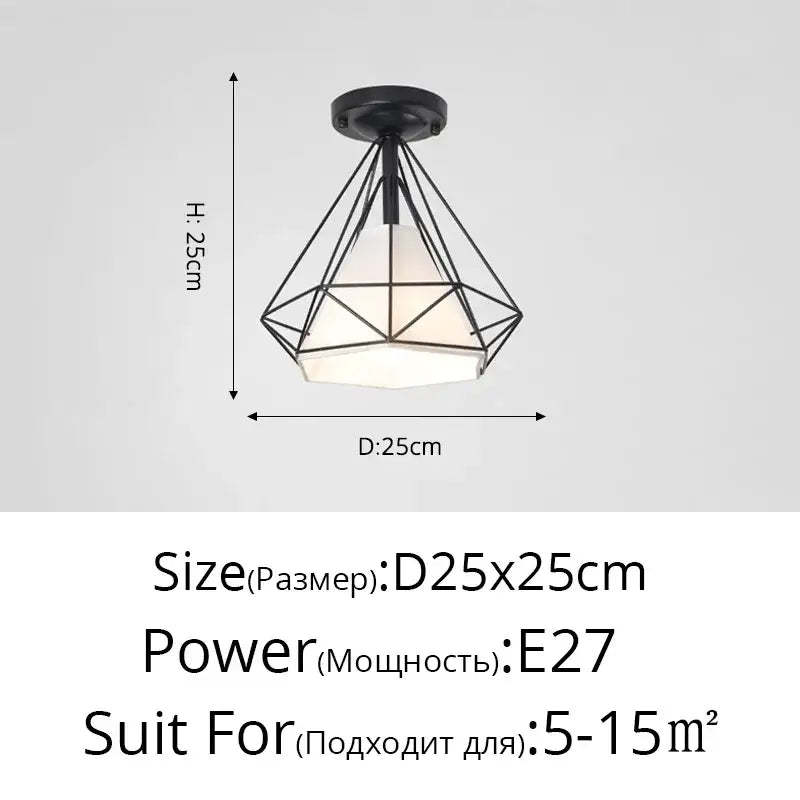 Crystal Glass LED Chandelier