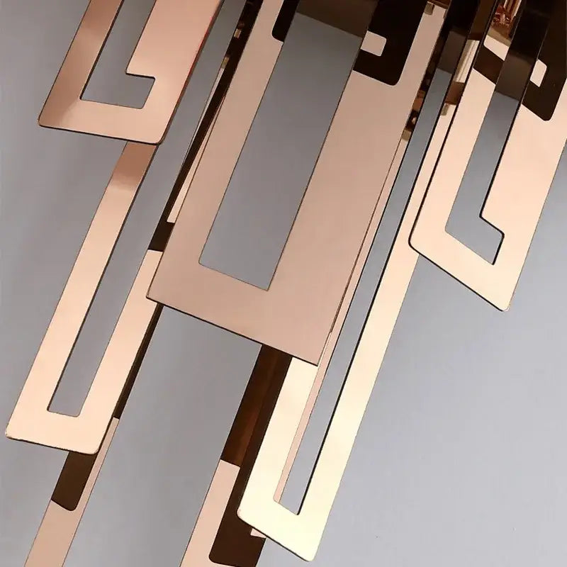 Gold Crystal Wall Sconce Geometric 25x60cm