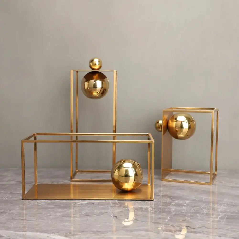 Gold Frame Decorative Sculpture