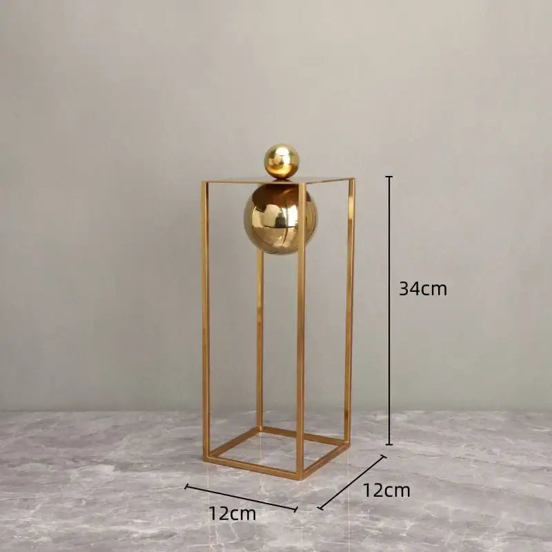 Gold Frame Decorative Sculpture
