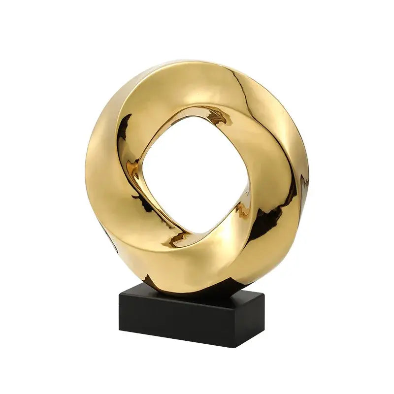 Gold Hollowed Sculpture Decor