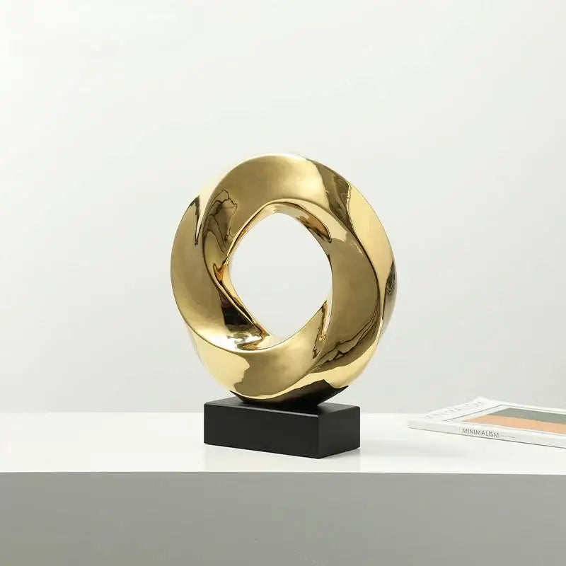 Gold Hollowed Sculpture Decor