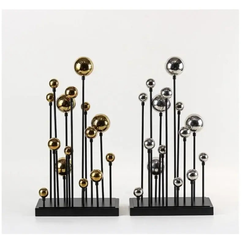 Golden Ball Metal Sculpture