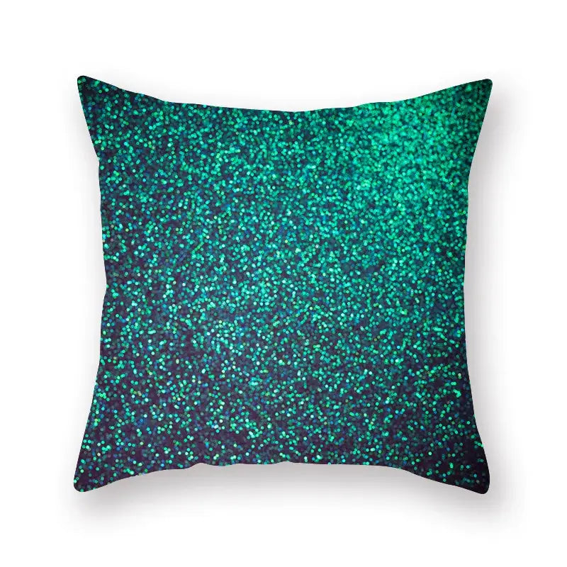 Teal Leaf Pillowcase