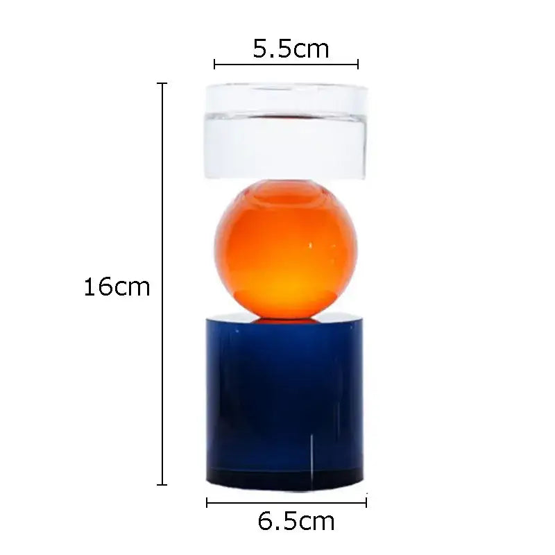 Orange Black Crystal Holders