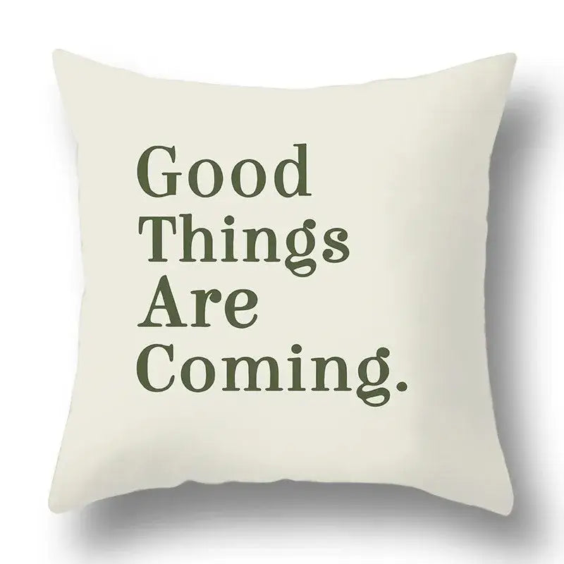 Green Geometric Pillow Cover