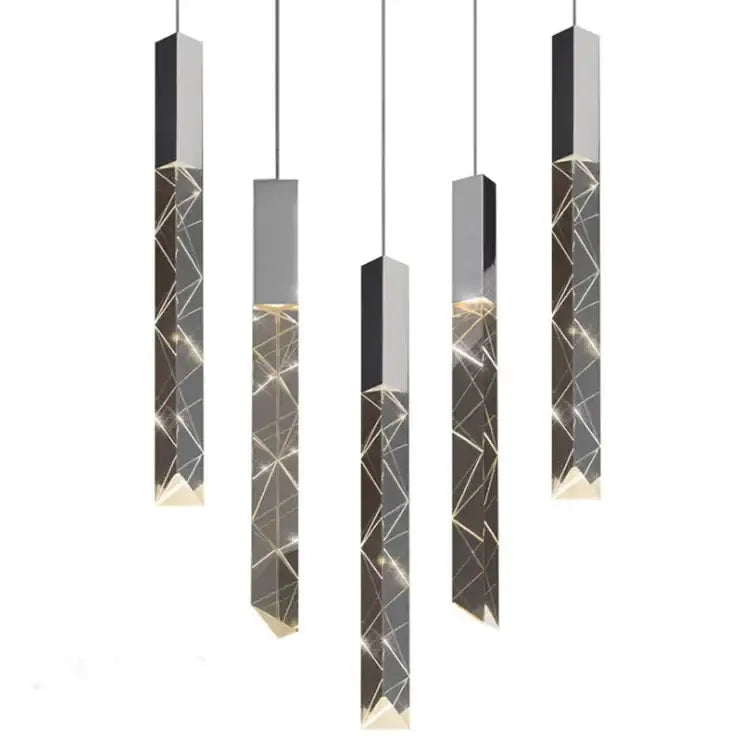 Crystal Glass Dining Area Pendant Light