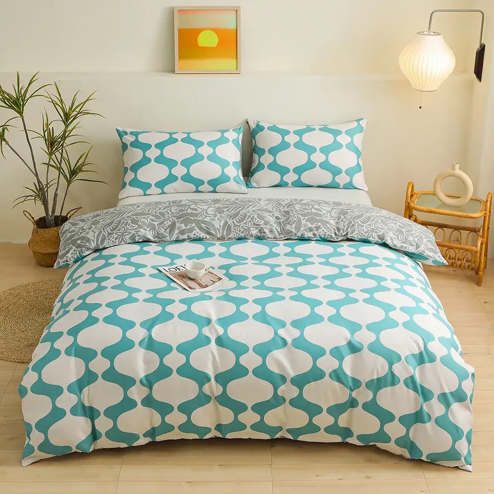 Triangle Block Print Bedding