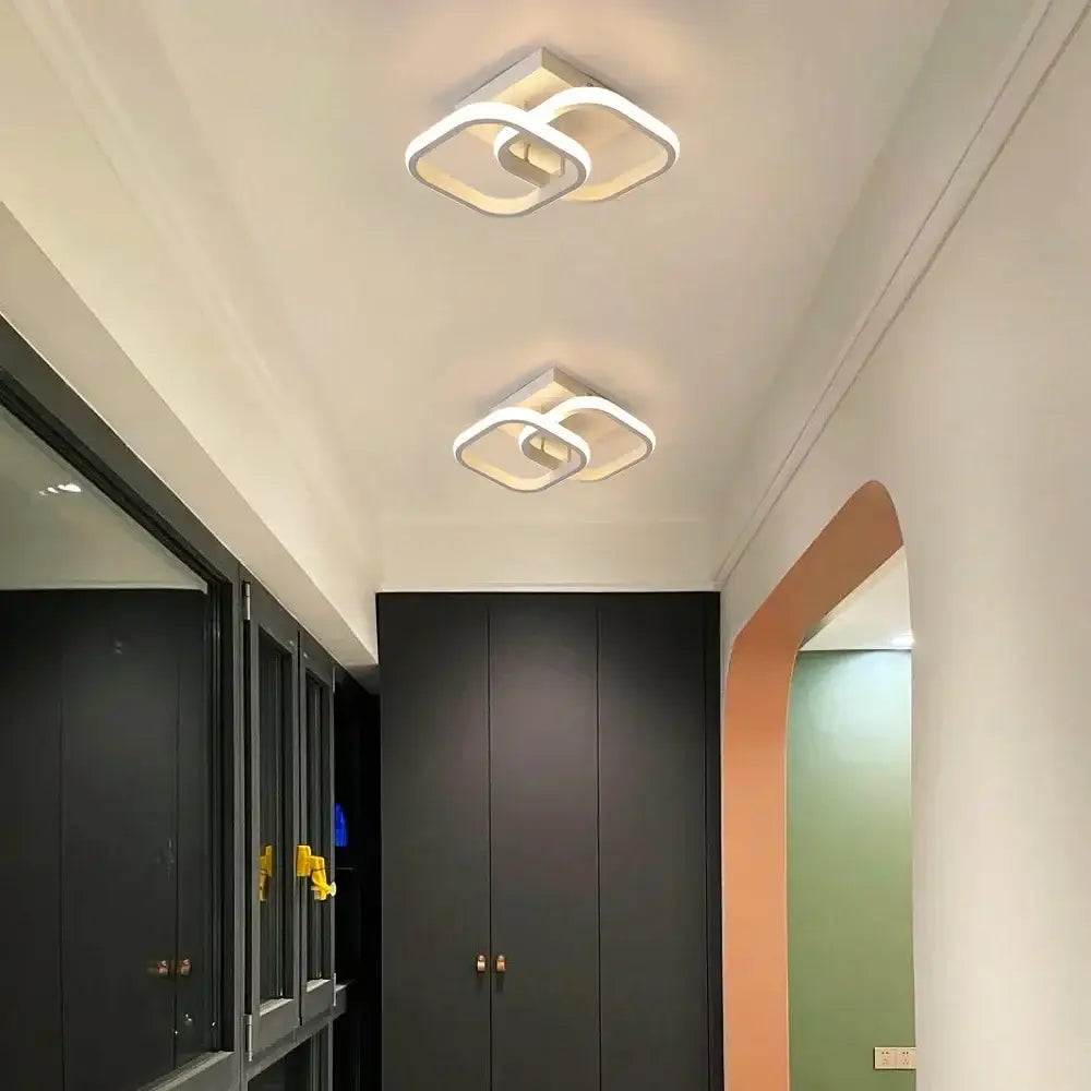 White Acrylic Ceiling Lamp