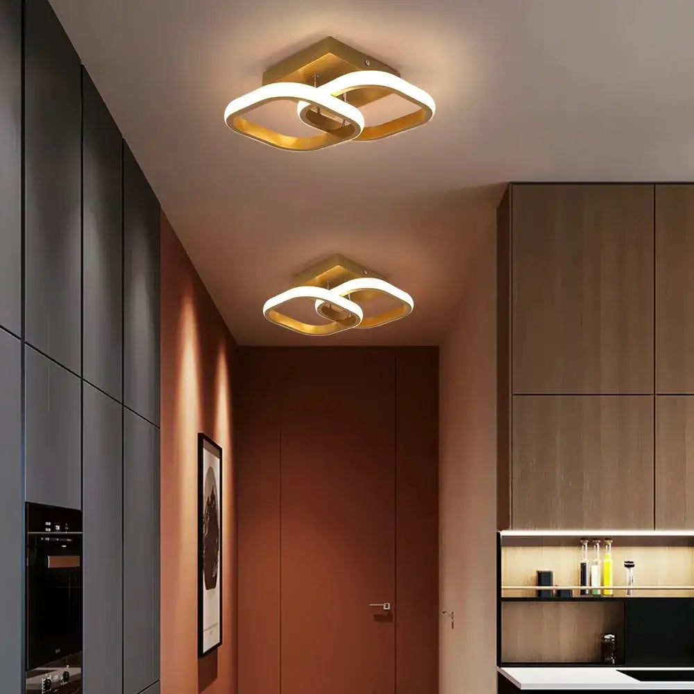 White Acrylic Ceiling Lamp